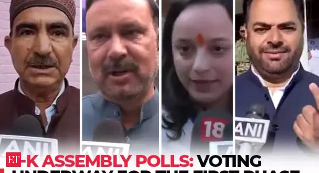 J-K Polls: ‘First Assembly election in 10 years…’; candidates urge voters to exercise franchise – The Economic Times Video