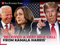 Donald Trump describes Kamala Harris's call as 'very nice' following assassination threat