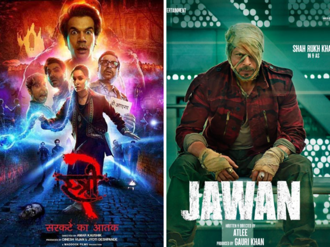 'Stree 2' and 'Jawan' posters