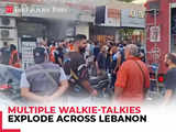 Walkie-talkies explode in Lebanon's Beirut day after pager blasts targeting Hezbollah; 3 dead