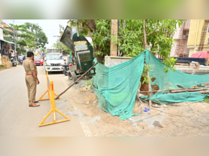 Chennai's Thoraipakkam police recover a suitcase containing the dismembered remains of a woman found murdered and dumped at the crime scene.