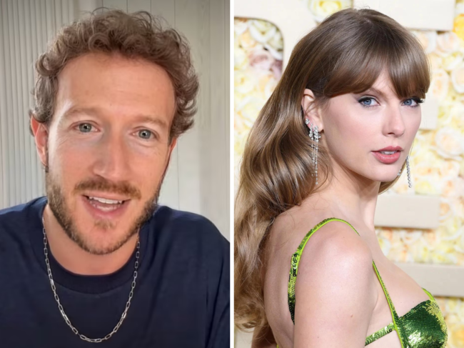 Mark Zuckerberg and Taylor Swift