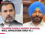 'Gandhi family burnt Punjab, will apologise only if...': BJP leader Ravneet Bittu's fresh salvo at Rahul Gandhi