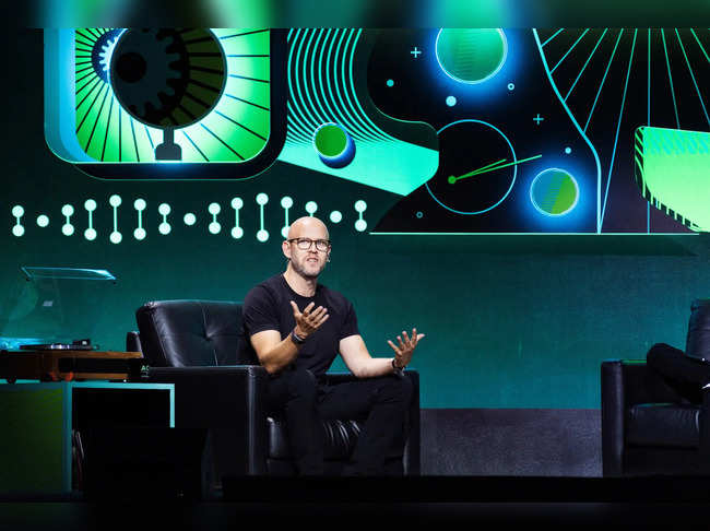 Meta's CEO Mark Zuckerberg attends a live recording podcast, in San Francisco