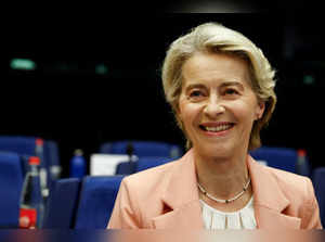 European Commission President Ursula von der Leyen meets with the European Parliament's Conference of Presidents in Strasbourg