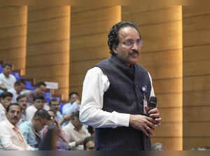 New Delhi: ISRO chief S Somnath during the media briefing on Cabinet decisions, ...