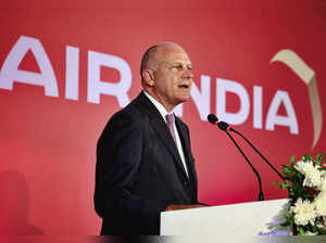 Bengaluru:  MD & CEO, Air India Campbell Wilson speaks during the Ground Breakin...