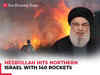 Hezbollah fires 140 rockets into northern Israel a day after Hassan Nasrallah vowed retaliation