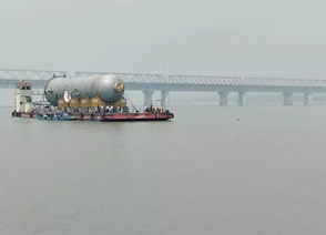 Inland Waterways Authority of India successfully felicitates huge ODC cargo for Numaligarh Refinery