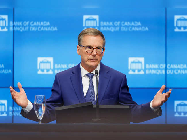 Bank of Canada Governor Tiff Macklem takes part in a press conference in Ottawa