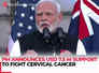 Quad Cancer Moonshot: PM Modi announces USD 7.5 million support to fight cervical cancer