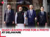 Quad Summit 2024: Quad leaders pose for a family photo at Delaware