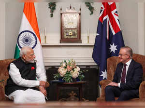 Quad Summit PM Modi holds bilateral meeting with Australian PM Anthony Albanese in Wilmington.