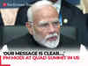 We are not against anyone; support peaceful resolution of all issues: PM Modi at QUAD Summit