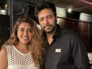 Amid link-up buzz, Tamil star Jayam Ravi clarifies his relationship with Goan singer Kenishaa Franci:Image