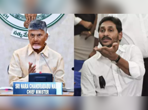 Andhra Pradesh chief minister Chandrababu Naidu and YSR Congress chief Jagan Mohan Reddy