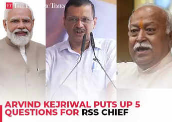 Arvind Kejriwal puts up 5 questions for RSS chief Mohan Bhagwat 'Do you agree with such politics…?'