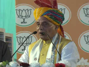 "Pakistan asking IMF for USD 7 billion bailout package, could have asked us," says Rajnath Singh in J&K