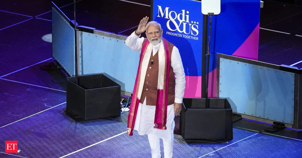 Modi sets ambitious goals for India’s development in third term in address to Indians in the US