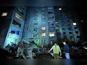 Russian Strike on Apartment Block in Kharkiv Injures 21