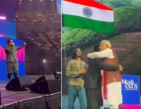 With 'Jai Hanuman', PM Modi hugs Hanumankind after rapper wows desi diaspora at New York