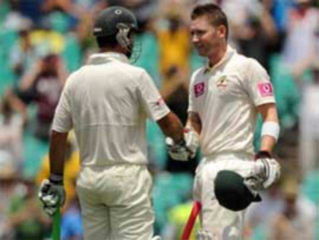 India vs Australia: Michael Clarke makes century