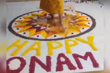 Bengaluru woman tramples Onam flower art made by kids in residential socity, sparks online fury