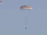 Capsule carrying 2 Russians, 1 American returns to Earth from space station