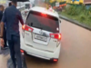 Minister Shivraj Singh Chouhan's car gets stuck in pothole in Jharkhand; Watch video here