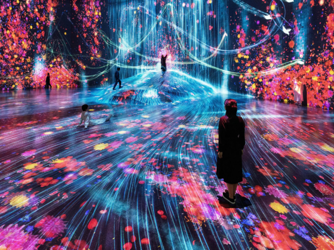 Immersive Spaces and Interactive Art (Image Source: teamLab)