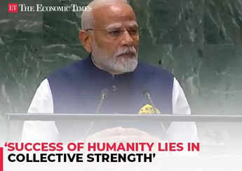 Success of humanity can’t be found on battlefield: PM Modi at UN