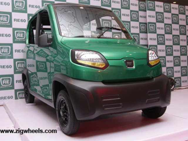 Check out interiors & exteriors of Bajaj's small car RE60
