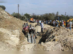 Aftermath of Israeli strike in Hama