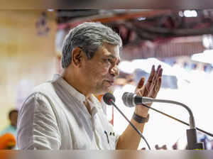 New Delhi: Union Railway Minister Ashwini Vaishnaw speaks during the flagging of...