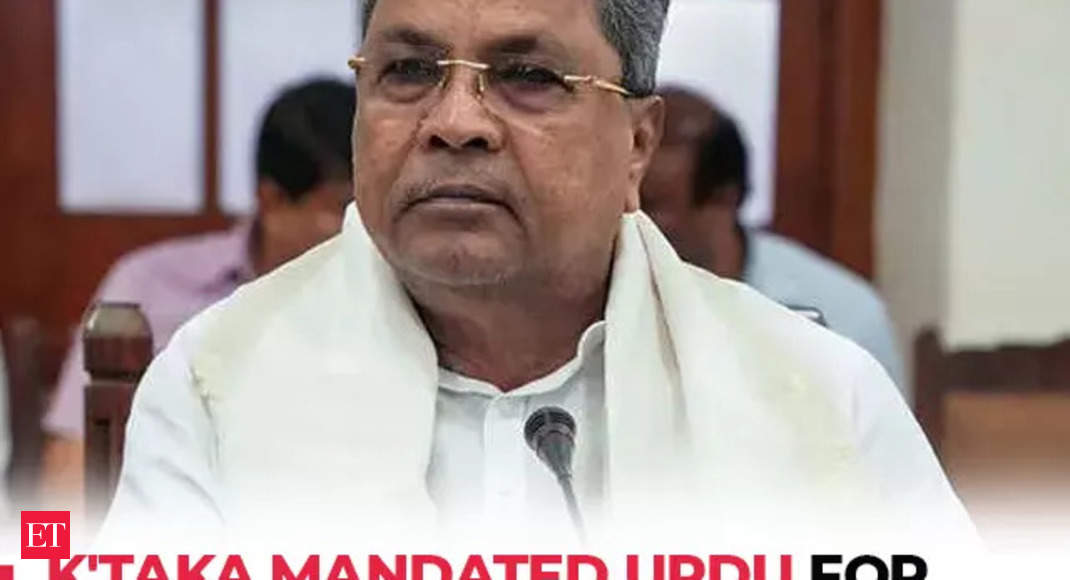 Karnataka: Siddharamaiah govt mandates Urdu proficiency for Anganwadi teachers’ posts, BJP cries appeasement politics – The Economic Times Video