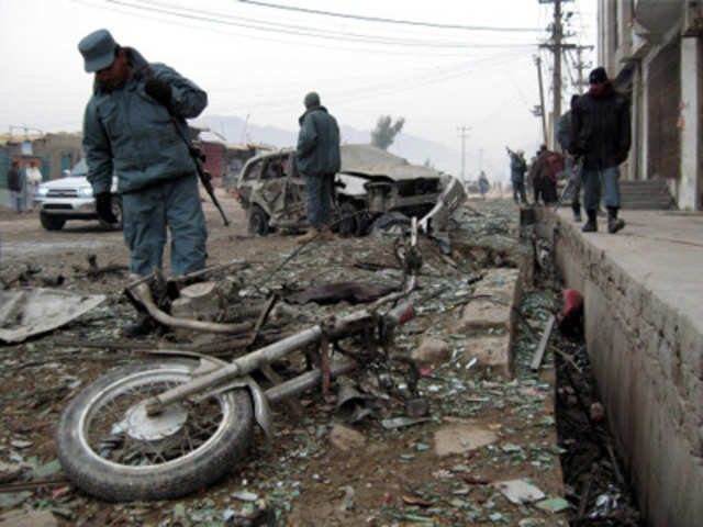 Explosion in Kandahar. 