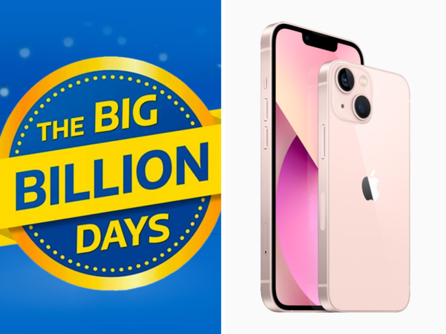 Apple iPhone 13 on sale during Flipkart Big Billion Days