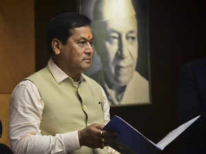 Navi Mumbai: Union Minister of Ports, Shipping and Waterways Sarbananda Sonowal ...