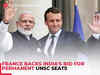 'France is in favour…' Macron extends full support to India as permanent member of the UNSC