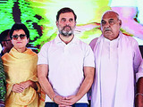 Haryana polls: Selja and Hooda by his side, Rahul Gandhi says BJP dividing people