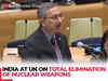 'India remains firmly committed to total elimination of nuclear weapons': Tanmaya Lal, MEA