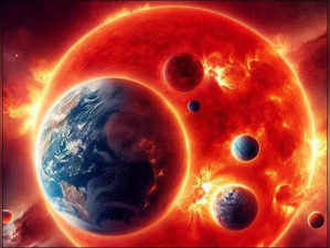 sun earth red giant