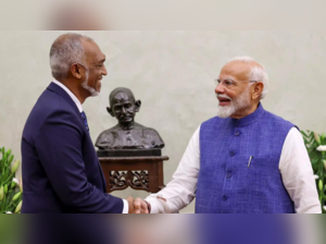 Prime Minister Narendra Modi with President of Maldives Mohamed Muizzu (File photo)