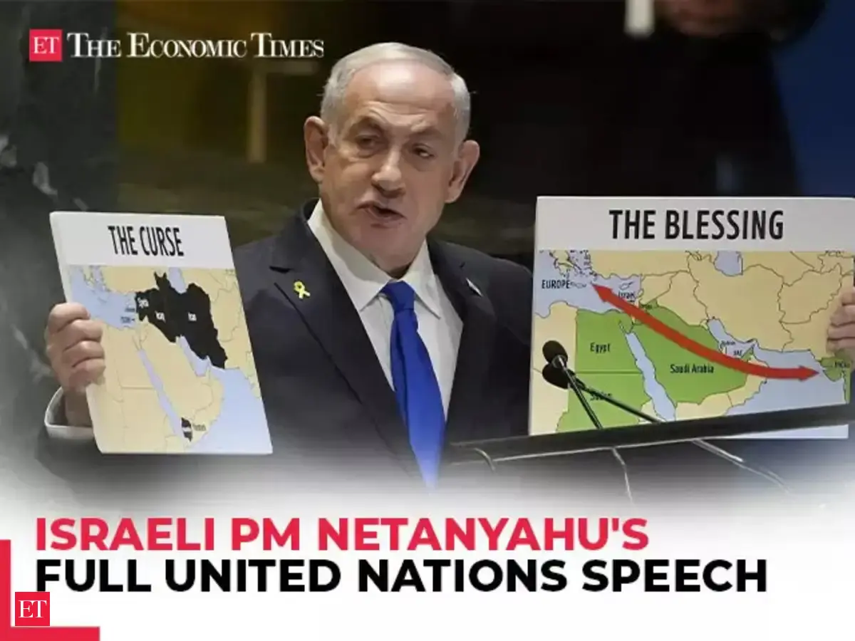 Netanyahu UN Speech: Netanyahu UN Full Speech: From Iran, Hamas ...
