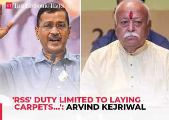 Arvind Kejriwal launches fresh salvo at BJP 'RSS' duty limited to laying carpets…'