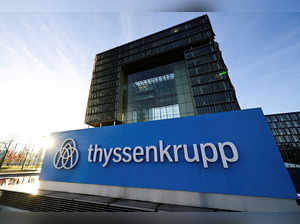 FILE PHOTO: A view of Thyssenkrupp's headquarters