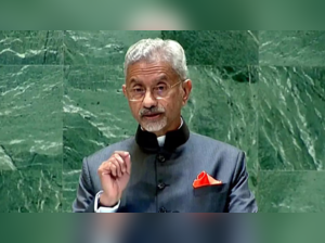 S Jaishankar during his speech at UNGA