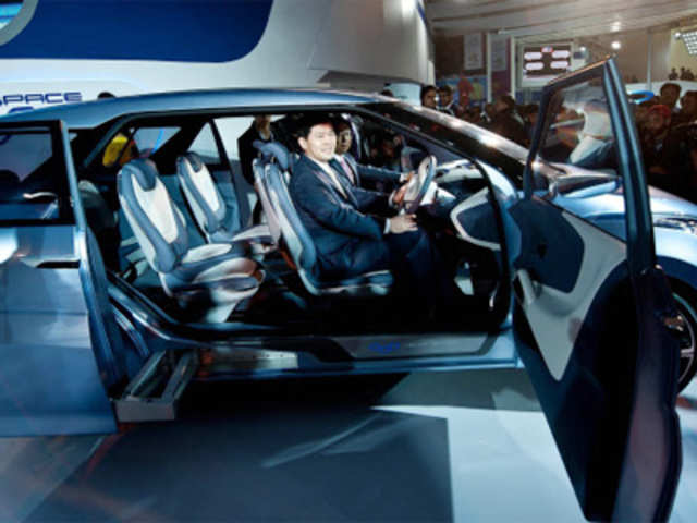 Inside of Hyundai Hexa Space