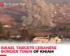 Southern Lebanese town Khiam targeted by Israel as conflict with Hezbollah intensifies