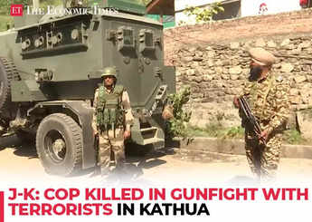 J-K: Encounter underway in Kathua; cop killed, 2 officers injured